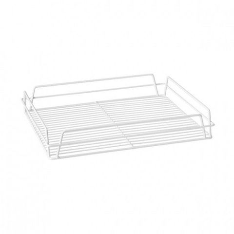 Glass Basket (White) - Rectangular 430x355x75mm