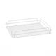 Glass Basket (White) - Rectangular 430x355x75mm