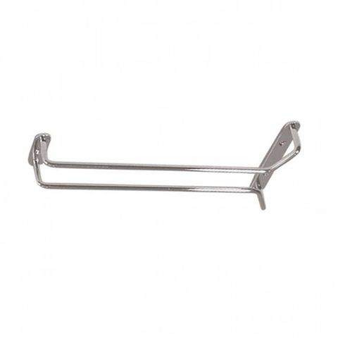 Glass Hanger - Single Row 250mm (Chrome)