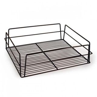Glass Basket (Black) - Rectangular 435x355x125mm