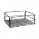 Glass Basket (Black) - Square High Sided 355x355mm