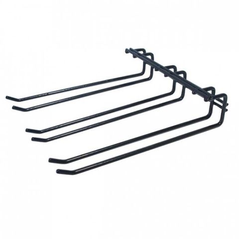 Glass Hanger - Triple Row 270x220mm (Black)