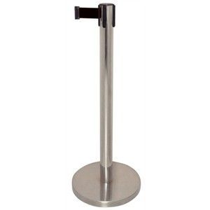 Bolero Polished Black Strap Barrier - 2m