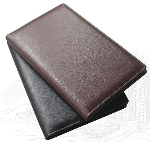 PU Bill Holder/Cover Black 23x15cm