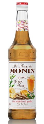 Monin Lemon Ginger Honey Syrup 700ml
