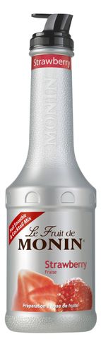 Monin Fruit Puree Strawberry 1L