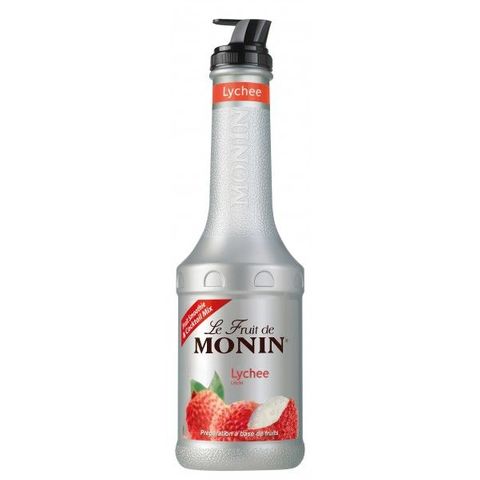 Monin Fruit Puree Lychee 1L (4 bottles)