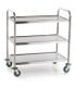 Large Stainless Steel 3 Shelf Utility Trolley 860×540×940mm