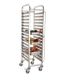 15 Pan Stainless Steel Steam Pan Trolley-Assembled