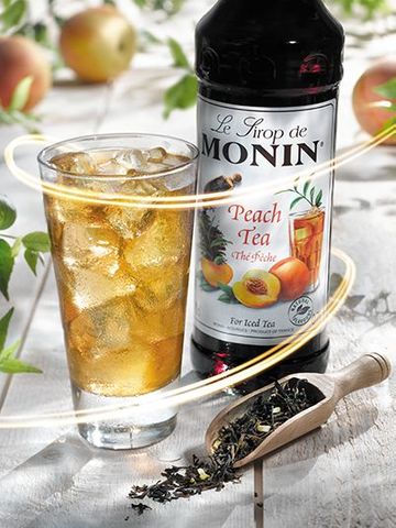 Monin Peach Tea Syrup 700ml (6 bottles)