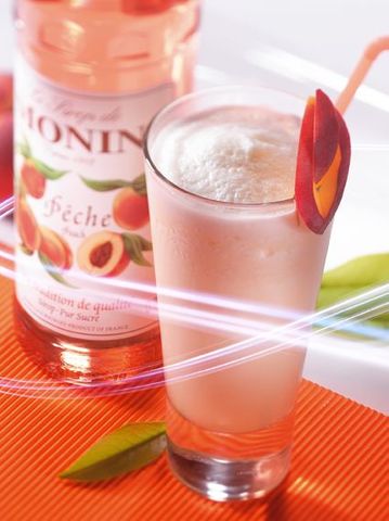 Monin Peach Syrup 700ml (6 bottles)