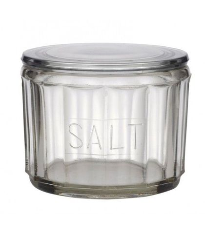 Hemingway Glass Salt Jar D11.5x8cm