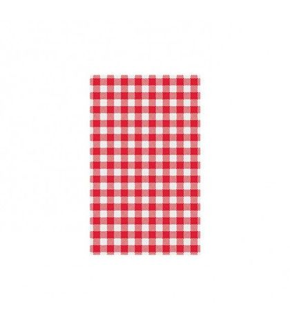 Red Gingham Greaseproof Paper 190x310mm MODA