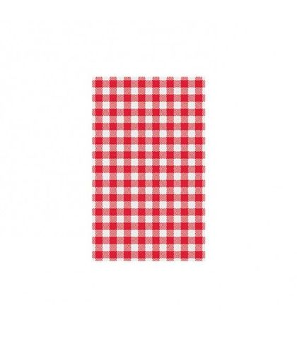 Red Gingham Greaseproof Paper 190x310mm MODA