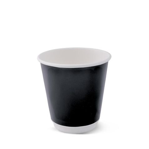 Detpak Combo Smooth Double Wall Hot Cups 8oz Black