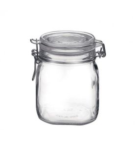 Fido Jar with Clear Lid - 0.87lt Bormioli Rocco