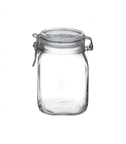 Fido Jar with Clear Lid - 1.11lt Bormioli Rocco