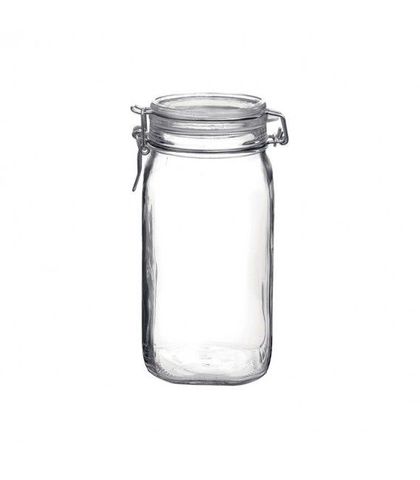 Fido Jar with Clear Lid - 1.62lt Bormioli Rocco