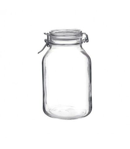Fido Jar with Clear Lid - 3.04lt Bormioli Rocco