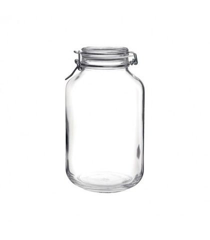 Fido Jar with Clear Lid - 4.06lt Bormioli Rocco