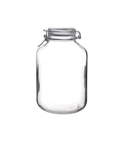 Fido Jar with Clear Lid - 4.88lt Bormioli Rocco