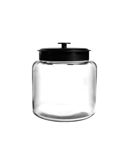 Anchor Hocking Montana Jar with Black Lid 5.7L 25x17.5cm