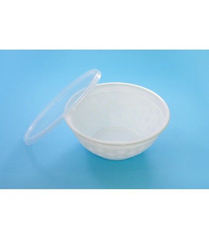 750ml Round Bowl Container White (50/pack)