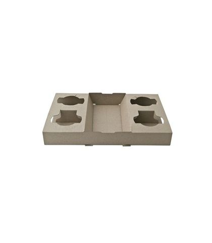 Four Cup Cardboard Carry Tray (100/carton)