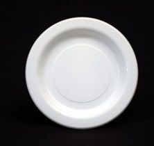 180mm/7" Plate White (50/pack)