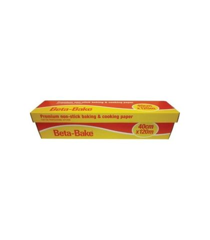 Beta Bake Baking Paper 40cm x 120 metres (4/carton)