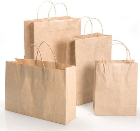Kraft Paper Bag 120gsm - 260x100x350mm - 50/Pack