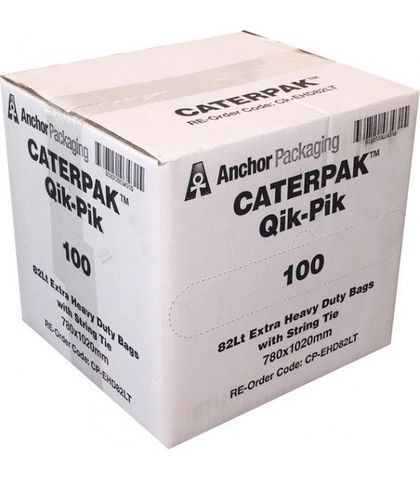 Qik-Pik Extra Heavy Duty 82L Garbage Bag