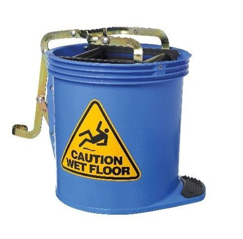 Oates Contractor Roller Wringer Buckets -15L Blue