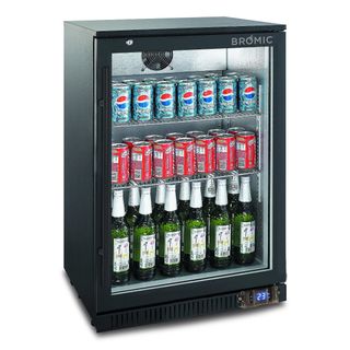 BROMIC Back Bar Fridge 118L Glass Door (Hinged Door)