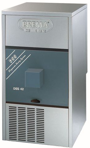 BREMA Ice Maker W Push-Button Dispenser And Bin. Up To 42Kg Production. Cone Shape Ice