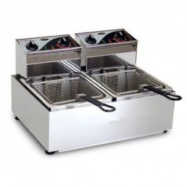 Roband F25 - Double Pan Fryer - 2 X 5L Tanks (2x2400W)