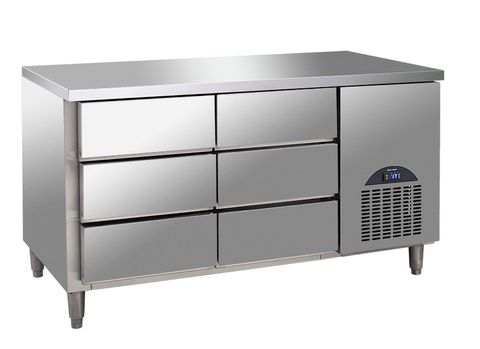 6 Drawers Refrigeration Cabinet Chiller