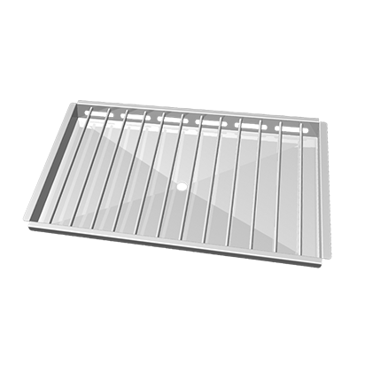 Unox Stainless steel grid to grill 3 open chickens