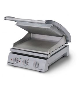 Roband GSA610R - 6 Slice Grill Station W/ Ribbed Top Plate