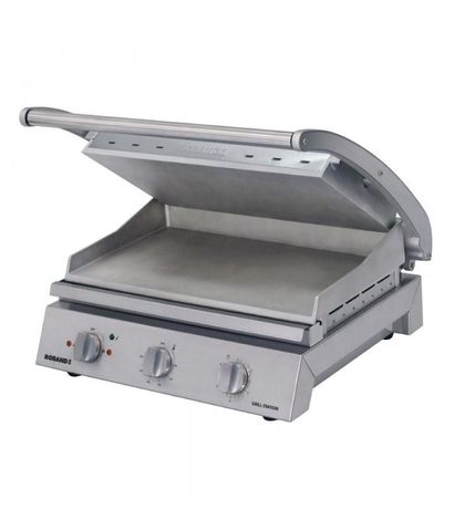 Roband GSA815RT - 8 Slice Grill Station W/ Ribbed Top Plate And Non-Stick Coating 2.99kw 13A