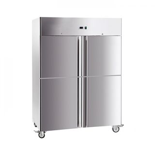 Exquisite Upright SS Chiller 1497L 4 Split Solid Doors