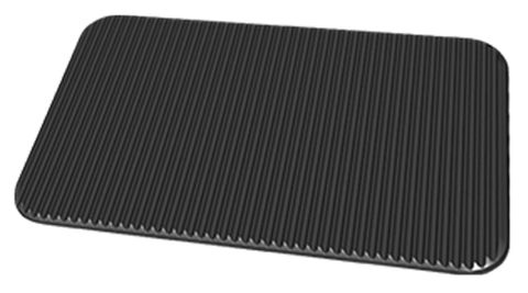 Unox Non-stick ribbed-flat aluminium plate for grilling 12mm