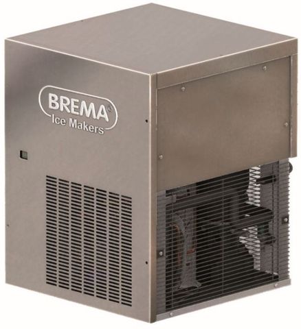 Brema pebbles ice head with 250kg production. Requires storage bin