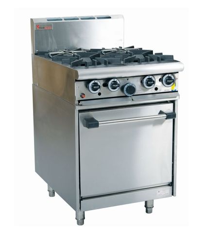 Trueheat - 4 Open Burners with Oven - Natural Gas (600mm Wide)