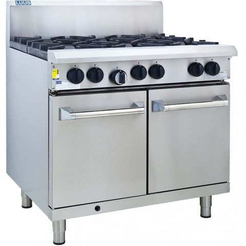 LUUS Professional - 6 Burners & Oven 197mj NAT/197mj LPG