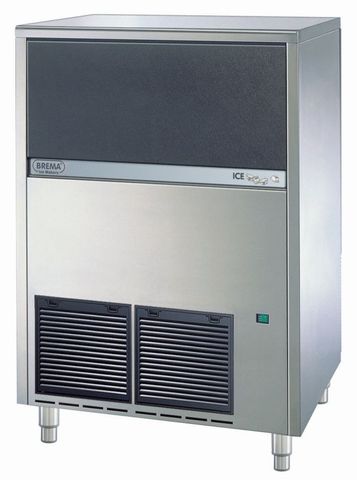 BREMA Ice Maker With Internal Storage Bin. Up To 105Kg Prod. 35Kg Storage. Vert Evap.V