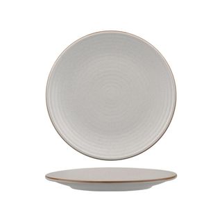 Round Plate - Ribbed 210mm ZUMA Mineral