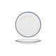 Round Plate - Wide Rim 210mm LUZERNE TinTin White/Navy