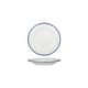 Round Plate - Wide Rim 170mm LUZERNE TinTin White/Navy