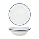 Round Deep Plate / Bowl 240mm LUZERNE TinTin White/Navy